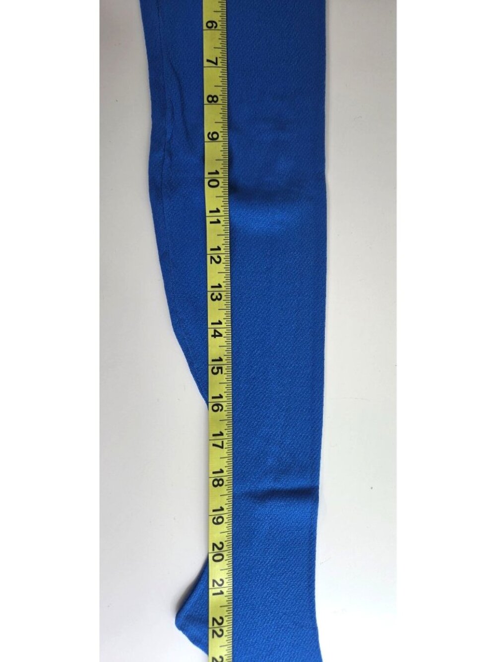 Vtg Girls Full Fashioned Non-Run Tights Blue Size Large Retro Packaging - Picture 13 of 13